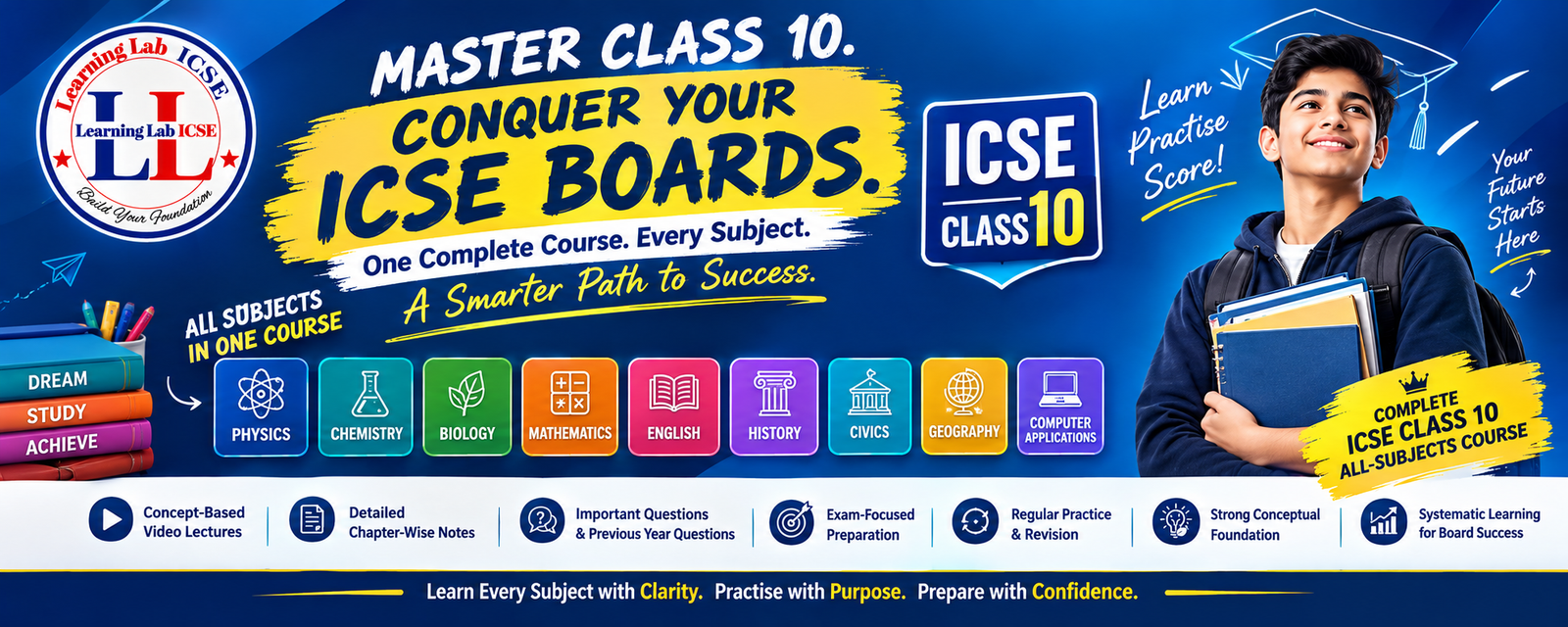ICSE Class 10 — Complete All-Subjects Course